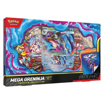 PKM TCG Mega Greninja ex Premium Collection Ingles