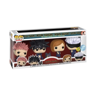 POP Animation 4Pack: Jujutsu Kaisen - Itadori, Megumi, Kugisaki & Gojo1