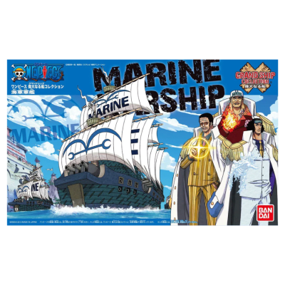 MODEL KIT ONE PIECE GRAND SHIP - MARINE SHIP BANDAI HOBBY1