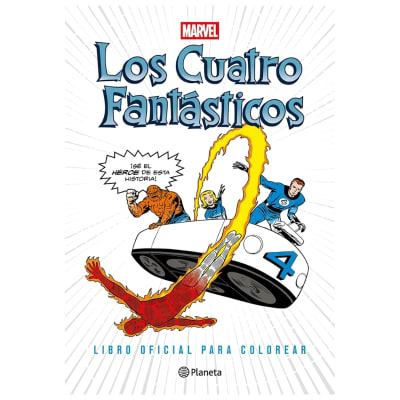 Los Cuatro Fantásticos. Libro para colorear