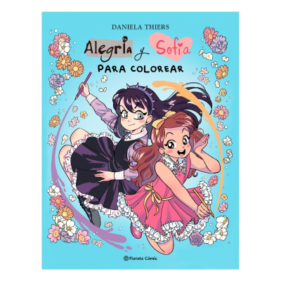 Alegría y Sofía para colorear