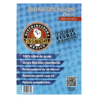 Bolsa Cómic Pasta Dura - 25 piezas - LA RESISTENCIA1