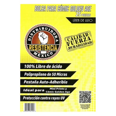 Bolsa Comic Lujo Golden Age - 25 piezas - LA RESISTENCIA1