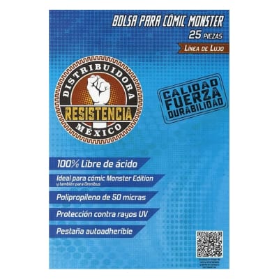 Bolsa Comic Lujo Monster, Omnibus - 25 piezas - LA RESISTENCIA1