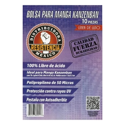 Bolsa Manga Kanzenban - 10 piezas - LA RESISTENCIA1
