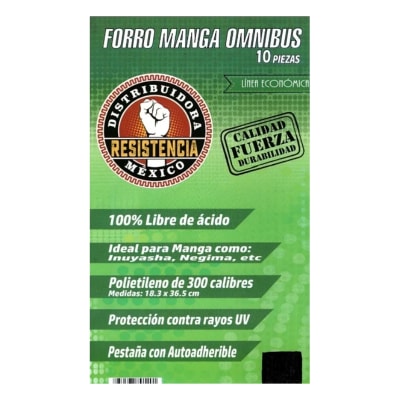 Forro Manga Omnibus - 10 piezas - LA RESISTENCIA1