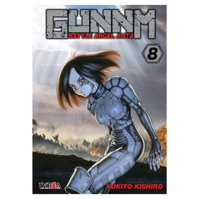 GUNNM BATTLE ANGEL ALITA 08 - IVREA ARG1