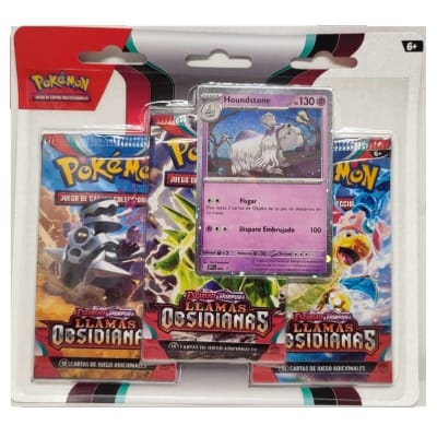 S&V - Obsidian Flames 3-Pack Blister Houndstone (Español)1