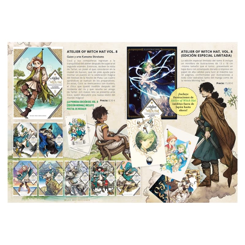 ATELIER OF WITCH HAT 08 ED. ESPECIAL - Milkyway1