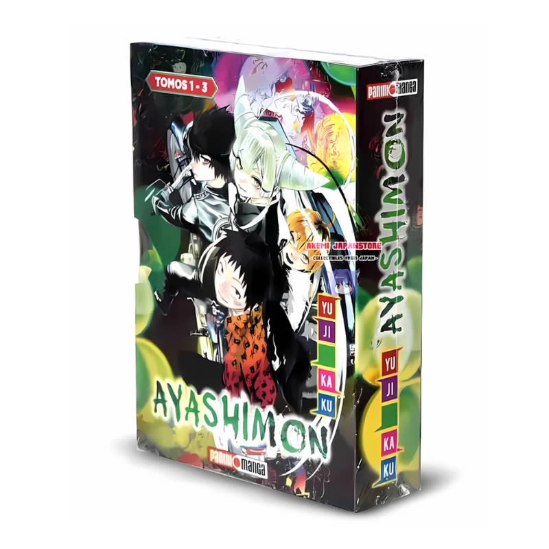 AYASHIMON PACK TOMOS 01 AL 03 - PANINI ARGENTINA 0