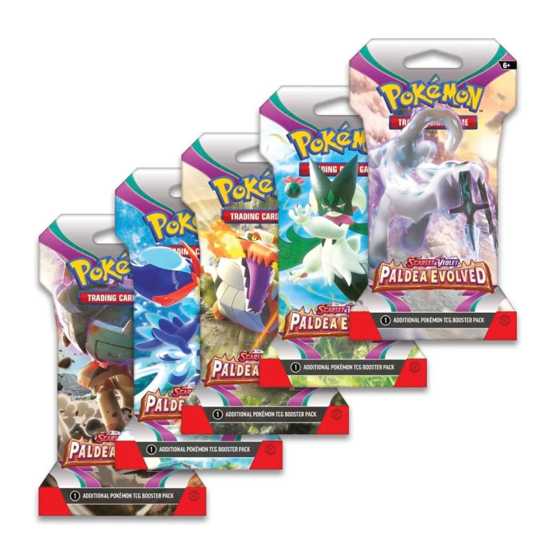  Scarlet & Violet - Paldea Evolved Sleeved Booster (Inglés)2