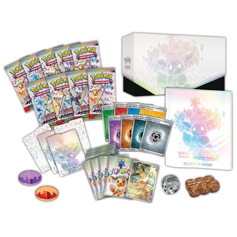 PKM TCG S & V Prismatic Evolutions - Elite Trainer Box Español1