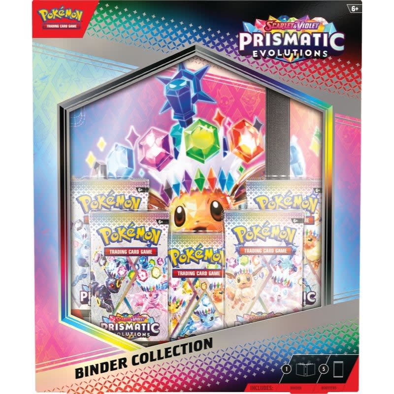 PKM TCG S & V Prismatic Evolutions - Binder Collection Inglés2