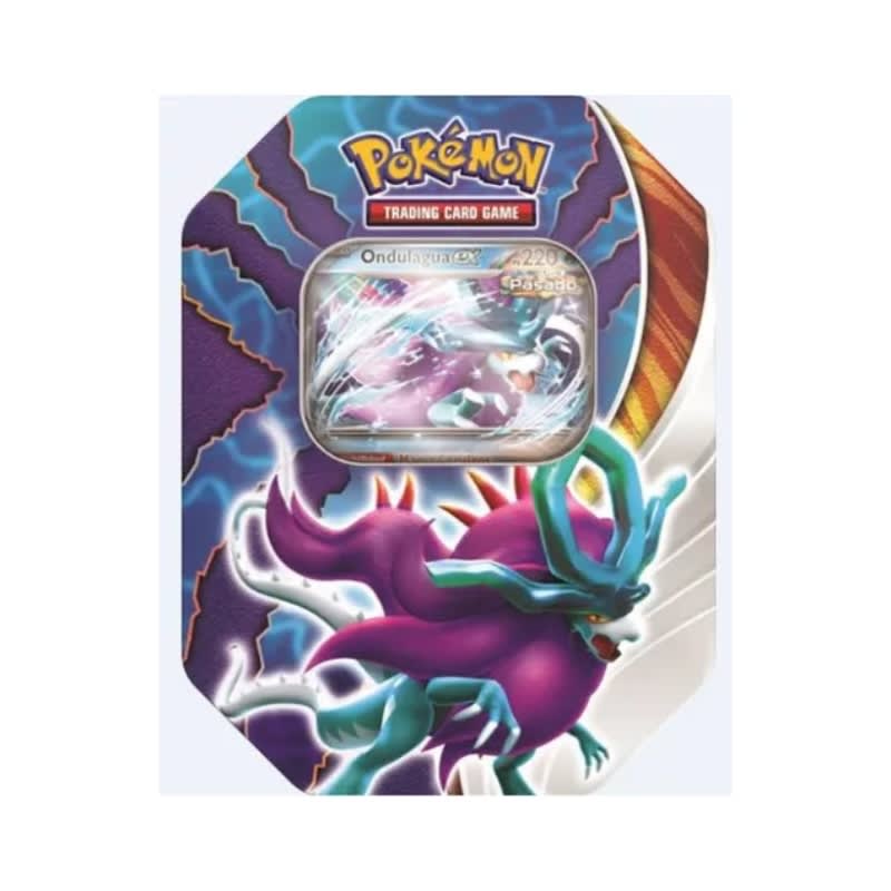 Pokemon TCG Paradox Clash Tin Walking Wake Español 0