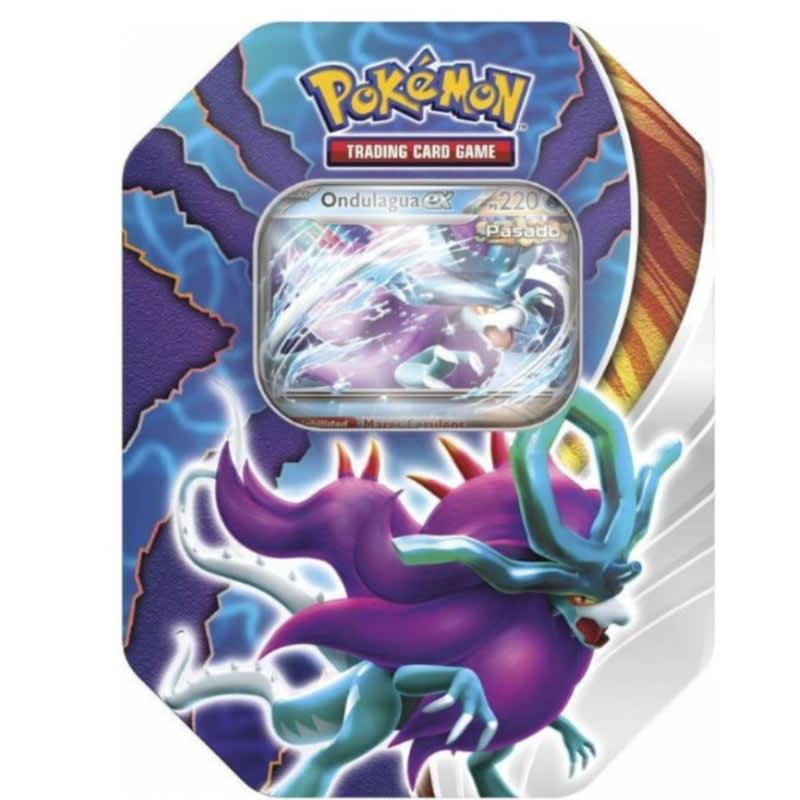 Pokemon TCG Paradox Clash Tin Walking Wake Español2