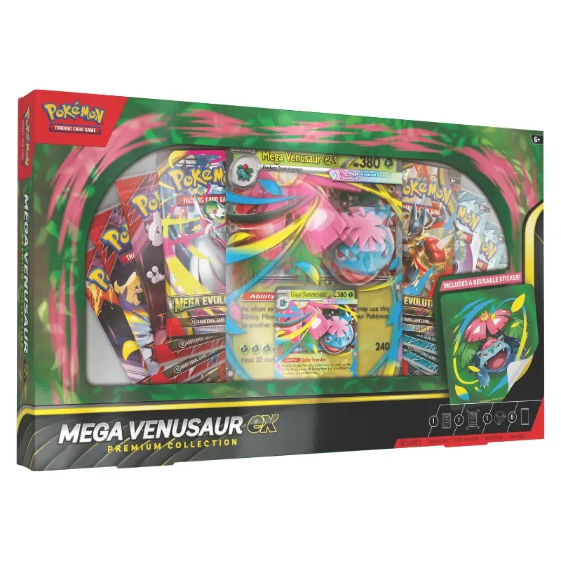 PKM TCG: Mega Venusaur ex Premium Collection Ingles 0