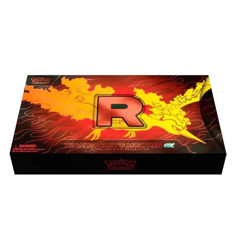 PKM Team Rocket's Moltres ex Ultra-Premium Collection Ingles 0