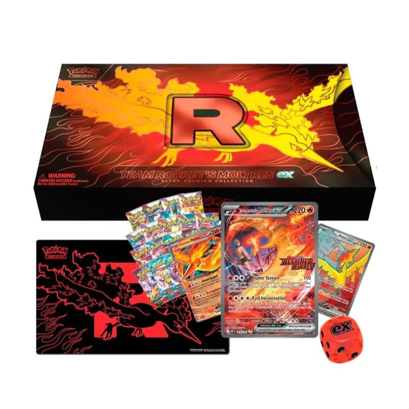 PKM Team Rocket's Moltres ex Ultra-Premium Collection Ingles2