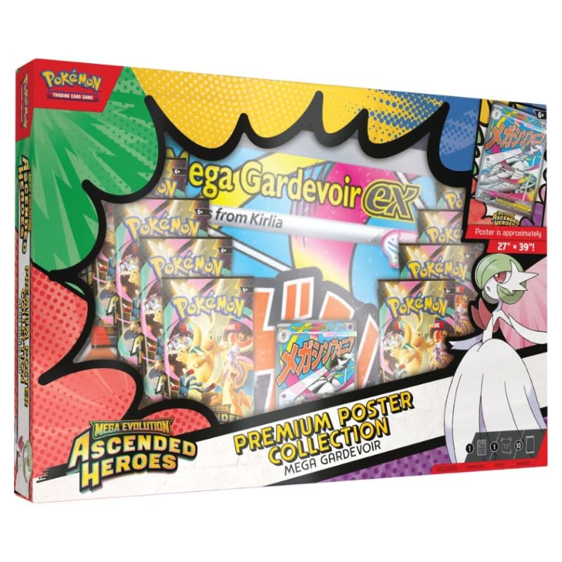 PKM TCG: ME - Ascended Heroes Premium Poster Collection Inglés1