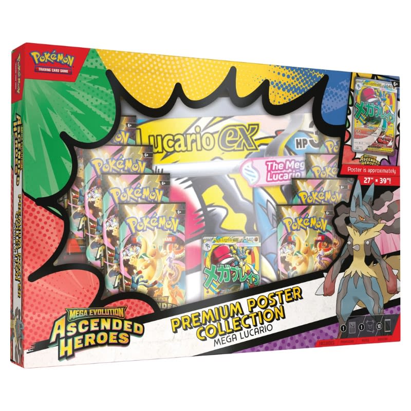 PKM TCG: ME - Ascended Heroes Premium Poster Collection Inglés 1