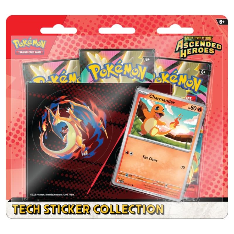 PKM TCG: ME - Ascended Heroes Sticker Collection Español1