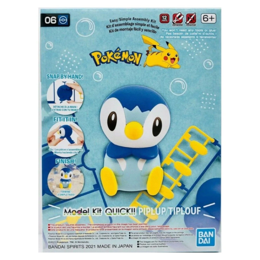 MODEL KIT POKEMON QUICK 06 PIPLUP BANDAI HOBBY2