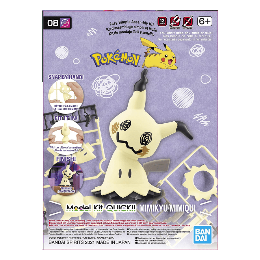 MODEL KIT POKEMON QUICK 08 MIMIKYU BANDAI HOBBY2