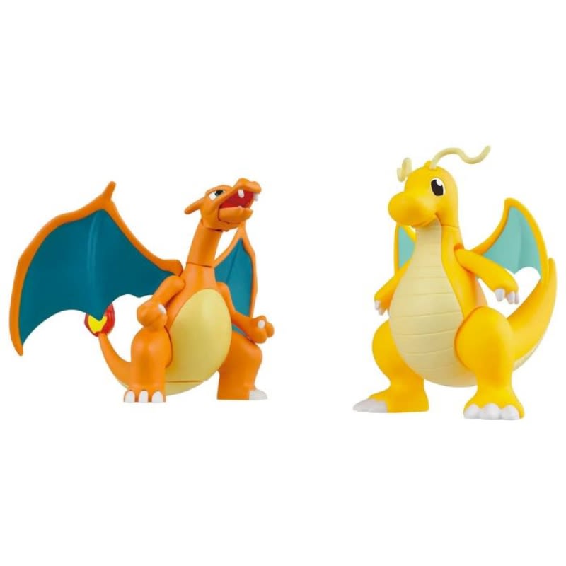MODEL KIT POKEMON CHARIZARD & DRAGONITE BANDAI HOBBY1