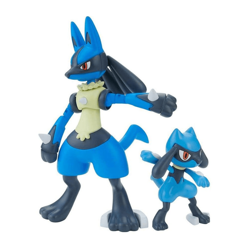 MODEL KIT POKEMON RIOLU & LUCARIO BANDAI HOBBY2