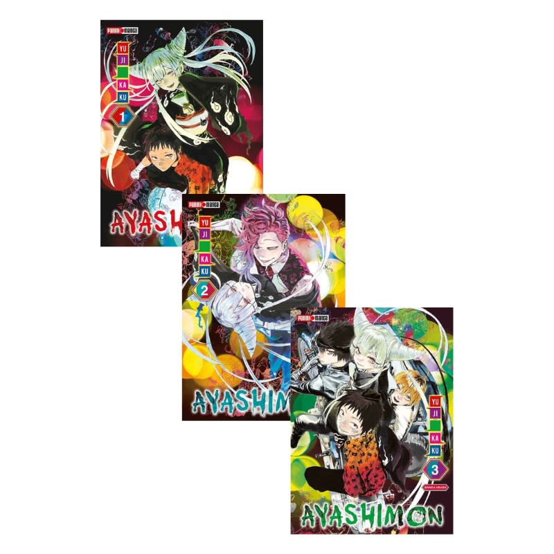 AYASHIMON PACK TOMOS 01 AL 03 - PANINI ARGENTINA2