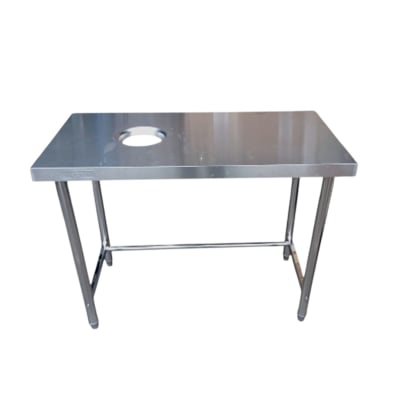 MESON ACERO INOXIDABLE DESCONCHADOR 120 x 60 x 90 CM