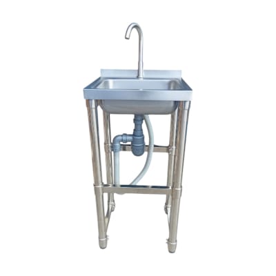 LAVAMANOS ACERO INOXIDABLE 430x380x900 CM