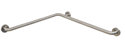 BARANDILLA BARRA ESQUINERA SEGURIDAD WC BAÑO SUELO 3 APOYOS