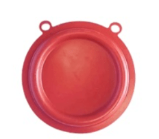 MEMBRANA CALEFONT IMPORTADO Ø73 MM 2 OREJAS ROJA