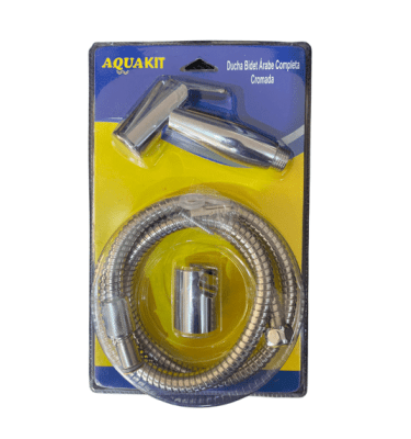 DUCHA BIDET ARABE CROMADA COMPLETA AQUAKIT
