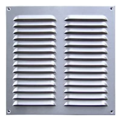 CELOSIA PARA VENTILACION CROMADA 30 x 25 CM