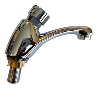 LLAVE TEMPORIZADA LAVAMANOS ALTA