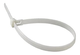 AMARRAS PLASTICAS BLANCAS 10 CM (PACK 100 UNIDADES)