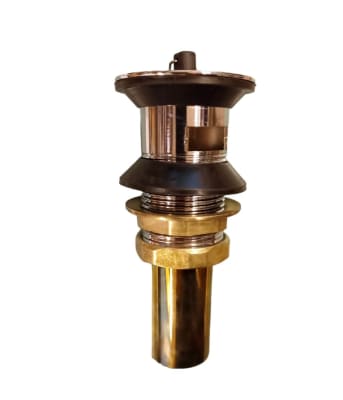 DESAGUE LAVAMANOS METALICO CON REBALSE