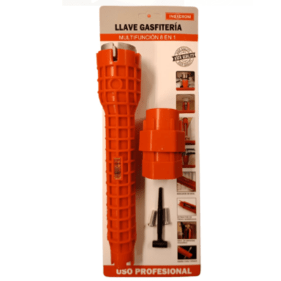 LLAVE MULTIFUNCION GASFITERIA 8 EN 1