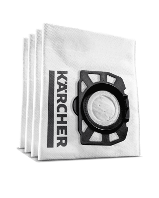 FILTRO ASPIRADORA KARCHER KFI357 CAJA AMARILLA WD2/WD3 (PACK 4 BOLSAS BLANCAS)