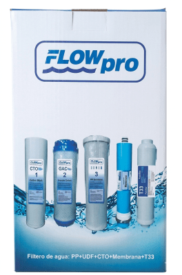 FILTROS DE AGUA CTO + PP + UDF + MEMBRANA + T33