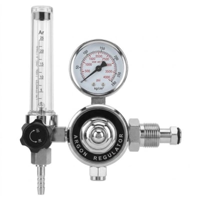 REGULADOR FLUJOMETRO ARGON CROMADO
