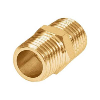 NIPLE 3/8 Pulg. HE BRONCE