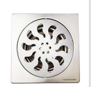 PILETA ACERO INOXIDABLE 15 x 15 CM REJILLA REDONDA