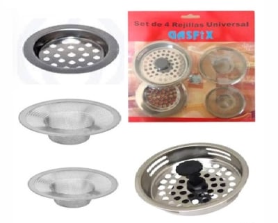 SET 2 REJILLAS BLISTER SET DE 4 REJILLAS UNIVERSAL GASFIX