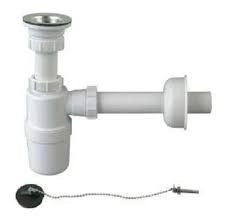 SIFON LAVAMANOS 1 1/4 Pulg. STANDARD CON DESAGUE
