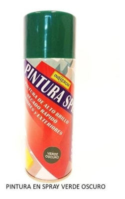 PINTURA EN SPRAY VERDE OSCURO