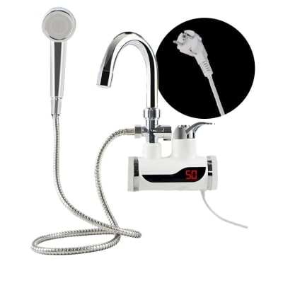 GRIFERIA DE DUCHA CON FLEXIBLE 2 MTS (ENTRADA AL MURO)
