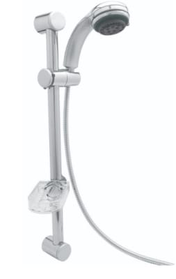 DUCHA TELEFONO CON BARRA AJUSTABLE Y FLEXIBLE 2 MT (BLISTER)